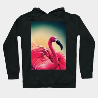 Feathered Fluffy Flamingo Hoodie